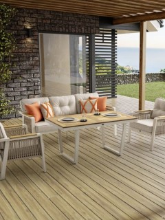 Artemis Plus 3-1-1 Ireco Sehpalı Oturma Grubu