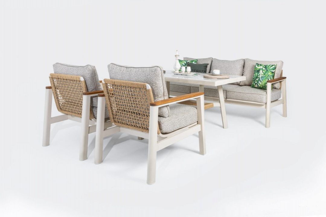 Astoria 3-1-1 Cam Sehpalı Oturma Grubu