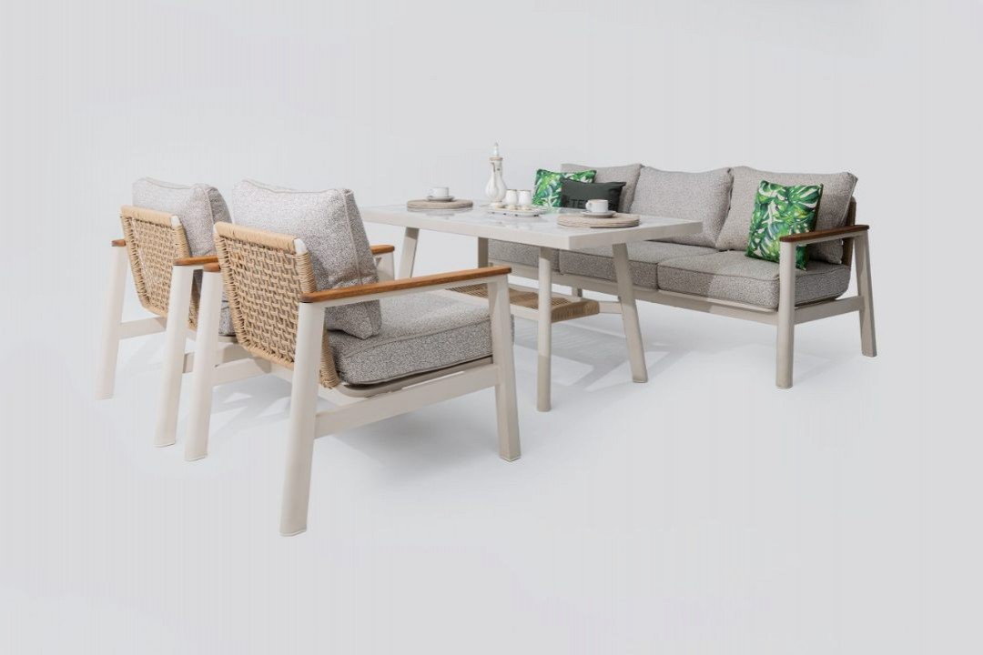 Astoria 3-1-1 Cam Sehpalı Oturma Grubu