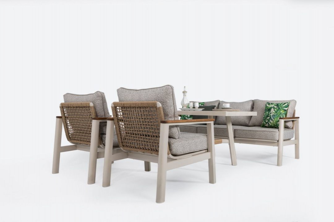 Astoria 3-1-1 Cam Sehpalı Oturma Grubu