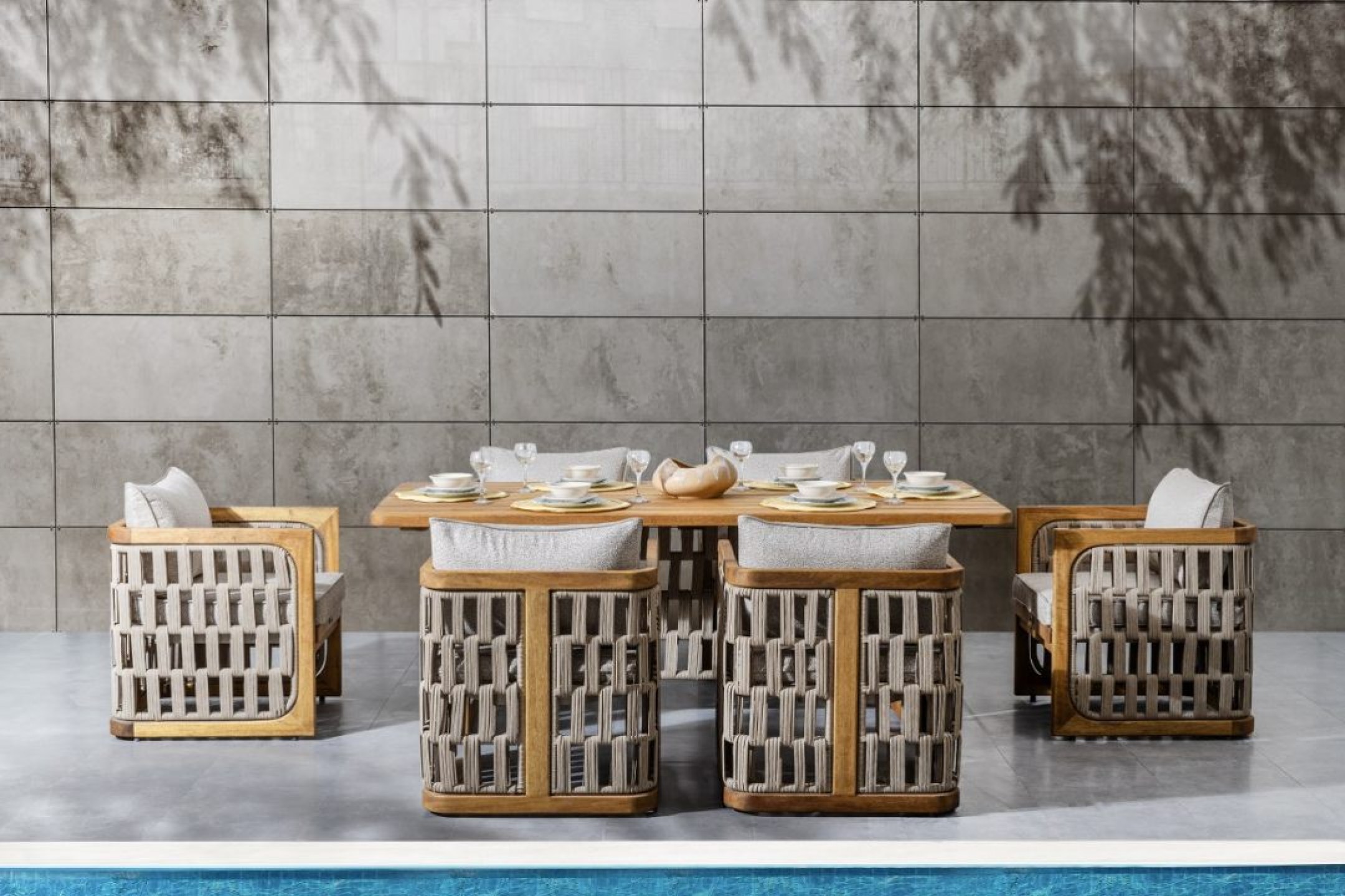 Zeus Wood Ireco Tablalı [100X200] Masa Takımı