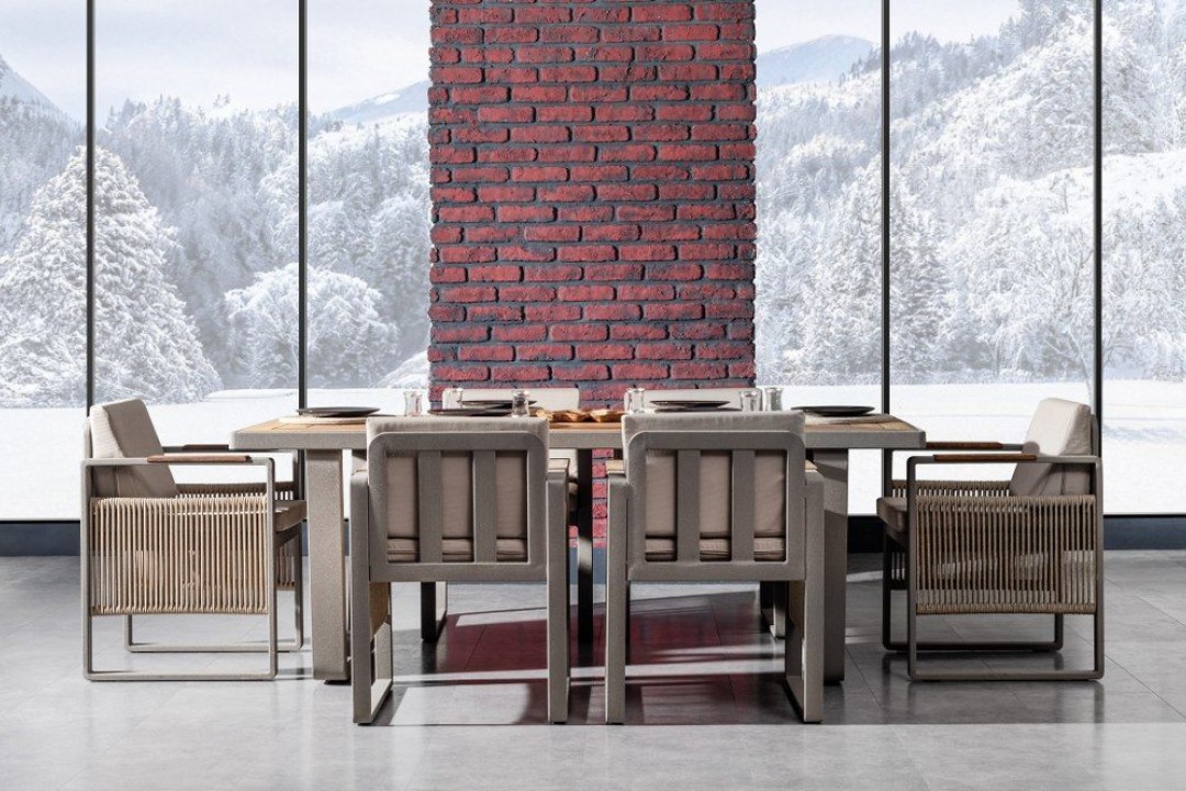 Argos Ireco Tablalı {100x200x75} Yemek Masa Takımı