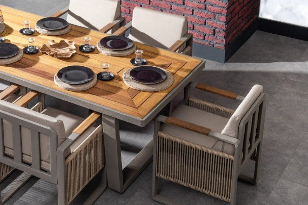 Argos Ireco Tablalı {100x200x75} Yemek Masa Takımı