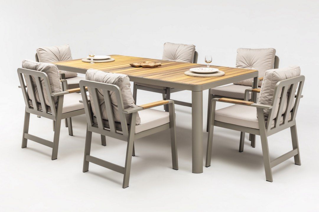 Argos Ireco Tablalı {100x200x75} Yemek Masa Takımı