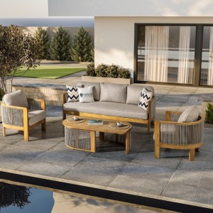 Ares Wood 3-1-1 Sehpalı Oturma Grubu