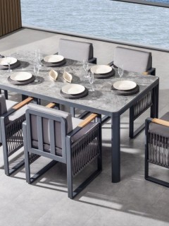 Argos Ireco Tablalı {100x200x75} Yemek Masa Takımı